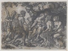 Reverse Copy of Thetis and Chiron, 1546. Creator: Unknown.