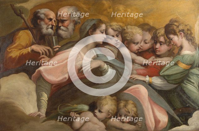 The Mystical Marriage of Saint Catherine, ca 1524. Artist: Parmigianino (1503-1540)