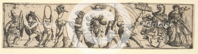 Frieze with children, 1531. Creator: Christoph Bockstorffer.