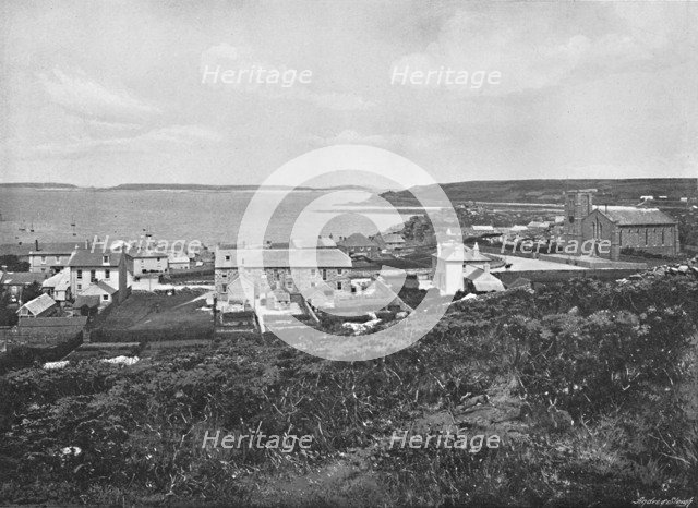 'Hughtown, St. Mary's, Scilly Isles', c1896. Artist: Valentine & Sons.