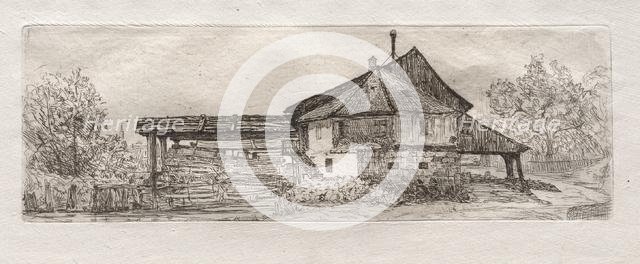 Old Mill on the Danube, 1879. Creator: Otto H. Bacher (American, 1856-1909).