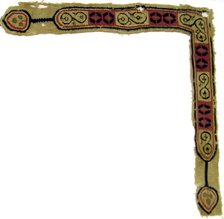 Textile Fragment, Coptic, 6th century. Creator: Unknown.