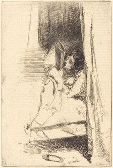 The Slipper, 1858. Creator: James Abbott McNeill Whistler.