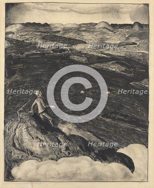 Dancing Town (The Top of the World), 1922. Creator: George Wesley Bellows.