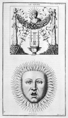 'The Sun', 1757. Artist: Unknown