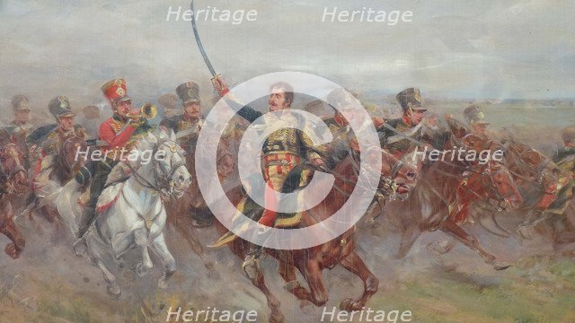 General Lasalle (1775-1809) in the Battle of Wagram, 1906.