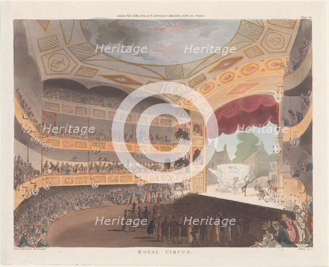Royal Circus, May 1, 1809., May 1, 1809. Creator: J. Bluck.