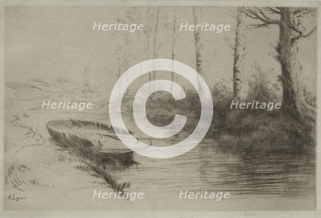 Le Canal: Effet du matin. Creator: Alphonse Legros (French, 1837-1911).