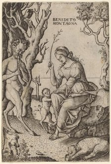 Satyr Family, c. 1512/1520. Creator: Benedetto Montagna.
