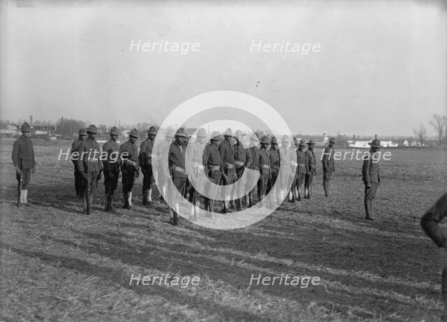 Army, U.S. Colored Soldiers, 1917. Creator: Harris & Ewing.