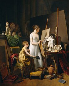 A Painter's Studio, c. 1800. Creator: Louis Leopold Boilly.