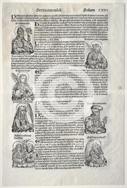 Nuremberg Chronicle, 1493. Creator: Michael Wolgemut (German, 1434-1519).