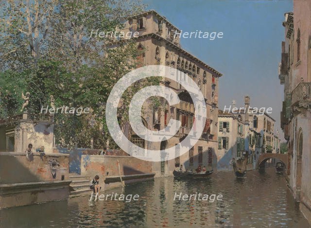 A Canal in Venice, ca. 1875. Creator: Martín Rico y Ortega.