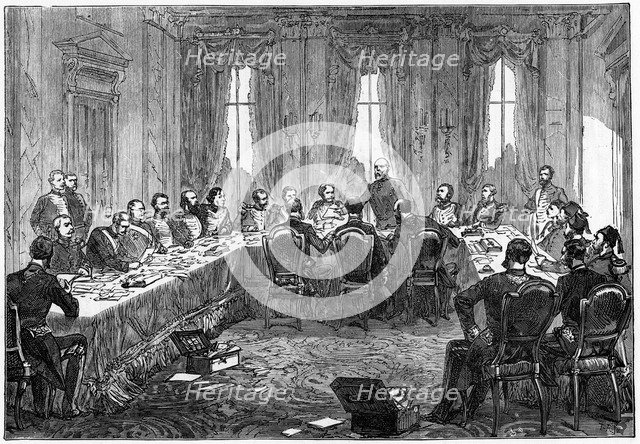 The sitting of the Congress of Berlin, 1878. Artist: Unknown