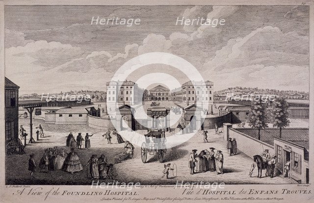 Guilford Street, St Pancras, London, 1753. Artist: Nathaniel Parr