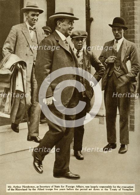 Arthur Henderson, 1929, (1935). Creator: Unknown.