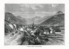 The valley of Mont-Dore-les-Bains, France, 19th century. Artist: C Laplante