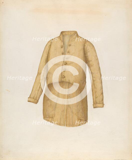 Boy's Cutaway Jacket, c. 1938. Creator: Dorothea Mierisch.