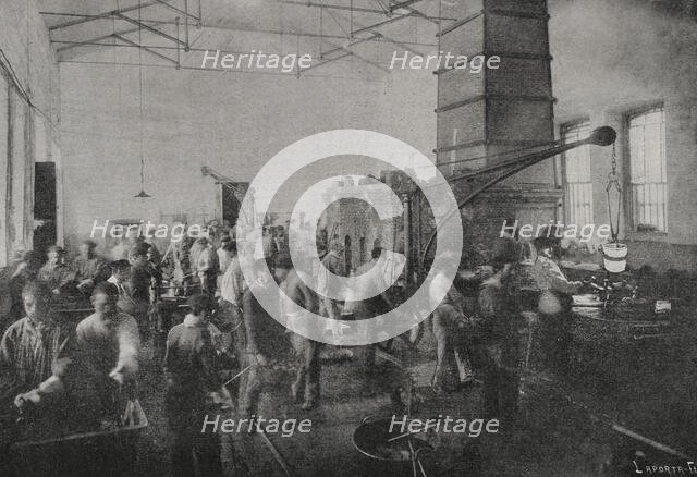 The Fábrica Nacional de Moneda y Timbre, Madrid, Spain, 1898.  Creator: Enrique Laporta Valor.