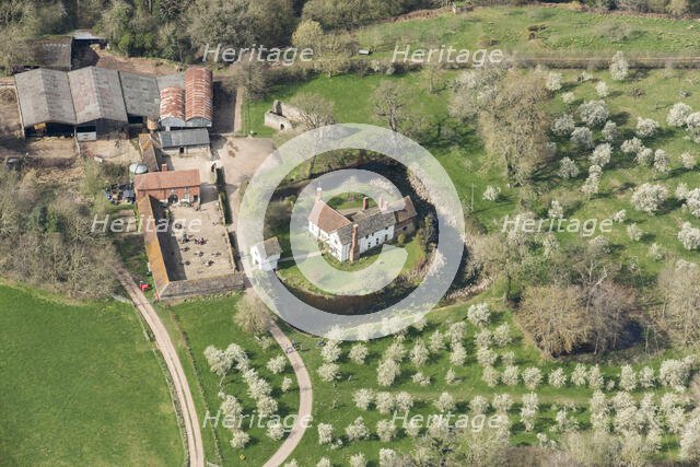 Lower Brockhampton House, late 14th century house, Herefordshire, 2019. Creator: Damian Grady.