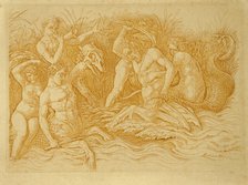 The Battle of the Sea Gods, 1493. Creator: Mantegna, Andrea (1431-1506).