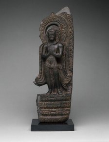 God Vishnu's Mount, Garuda, Standing with Hands in Gesture of Adoration..., 11th century or earlier. Creator: Unknown.