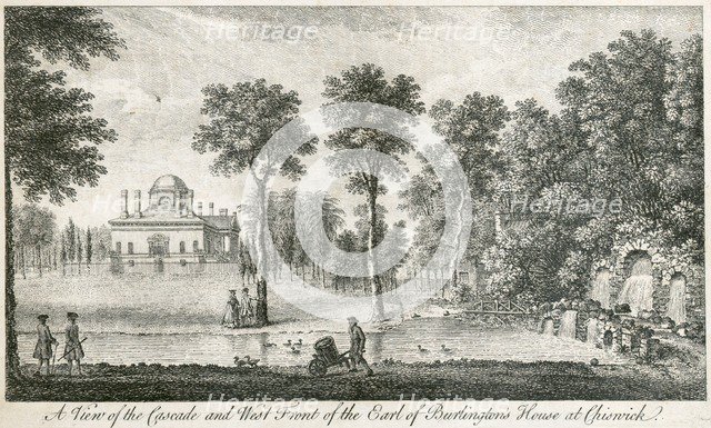 Chiswick House, Hounslow, London, 1750. Artist: Unknown.