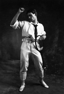 Vaslav Nijinsky in the Ballet Jeux by Claude Debussy. Artist: Gerschel, Charles (1871-1948)