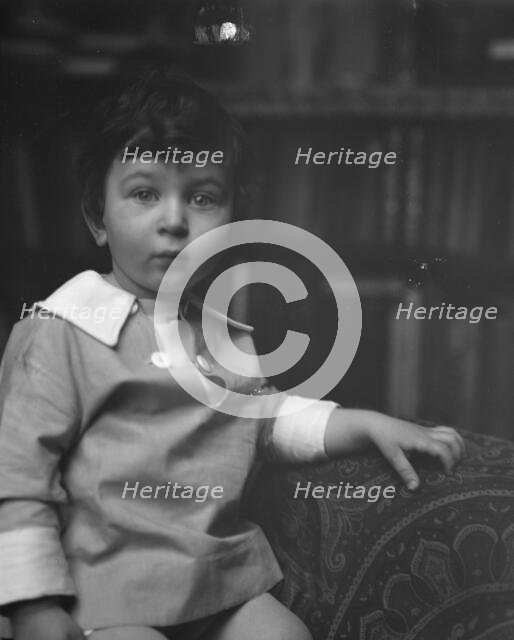 Ireland, John, Master, son of Mrs. E. Ireland, portrait photograph, 1916 Mar. 27. Creator: Arnold Genthe.