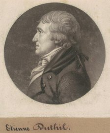 Stephen Dutilh, 1801. Creator: Charles Balthazar Julien Févret de Saint-Mémin.