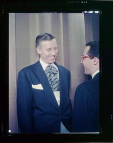 Portrait of Stan Kenton and Pete Rugolo, 1947 or 1948. Creator: William Paul Gottlieb.