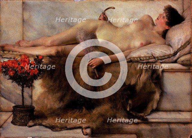 In the Tepidarium. Artist: Alma-Tadema, Sir Lawrence (1836-1912)