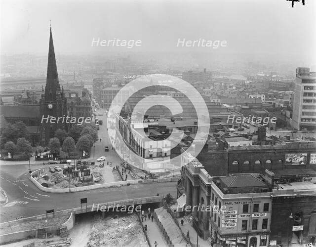 Bull Ring Centre, Birmingham, 24/05/1961. Creator: John Laing plc.