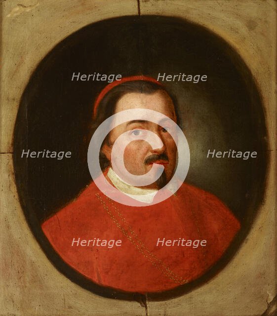 Portrait of Zbigniew Olesnicki (1389-1455) Debno Coat of Arms, Bishop of Krakow...between 1777-1788. Creator: Friedrich Kloss.