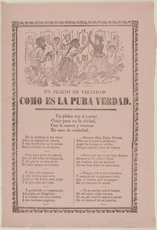 A Neighborhood Dispute, 1907. Creator: José Guadalupe Posada.