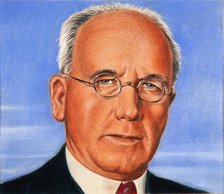 Mr Fraser (New Zealand), c1944. Creators: William Timym, Central Office of Information.