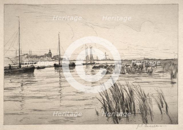 The Holland Dyke. Creator: John Henry Twachtman (American, 1853-1902).