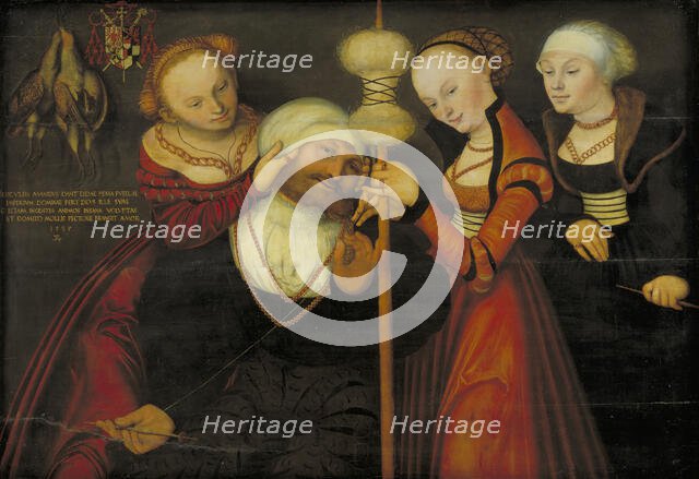 Hercules with Omphale, 1535. Creator: Lucas Cranach the Elder.