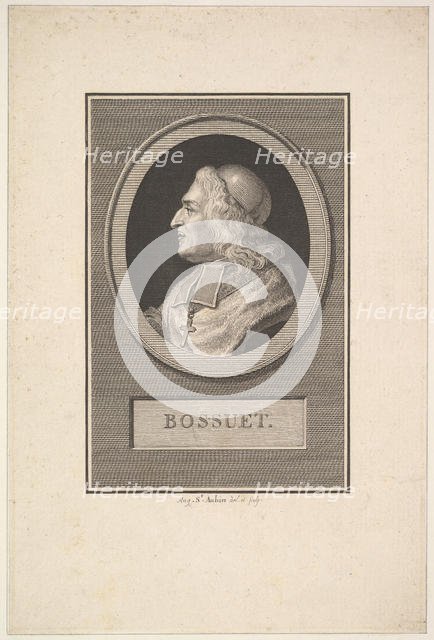 Portrait of Bossuet, 1803. Creator: Augustin de Saint-Aubin.