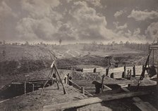 Rebel Works in Front of Atlanta, Georgia No. 5, 1860s. Creator: George N. Barnard.