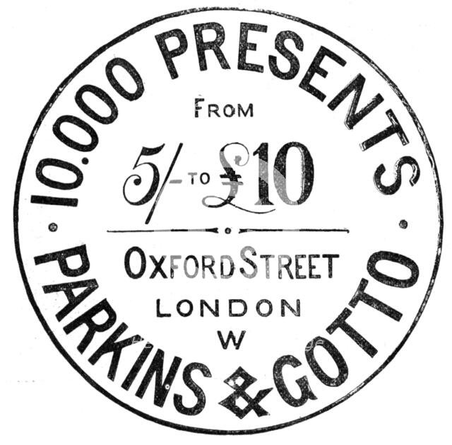 Parkins & Gotto, 1883. Creator: Unknown.