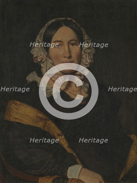 The Artist's Wife Kathrine, 1845. Creator: Christian Albrecht Jensen.