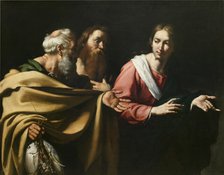 The calling of Saints Peter and Andrew. Creator: Strozzi, Bernardo (1581-1644).