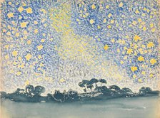 Landscape with Stars, ca. 1905-1908. Creator: Henri-Edmond Cross.