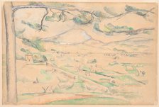 Montagne Saint-Victoire (The Arc Valley), c. 1885. Creator: Paul Cezanne.
