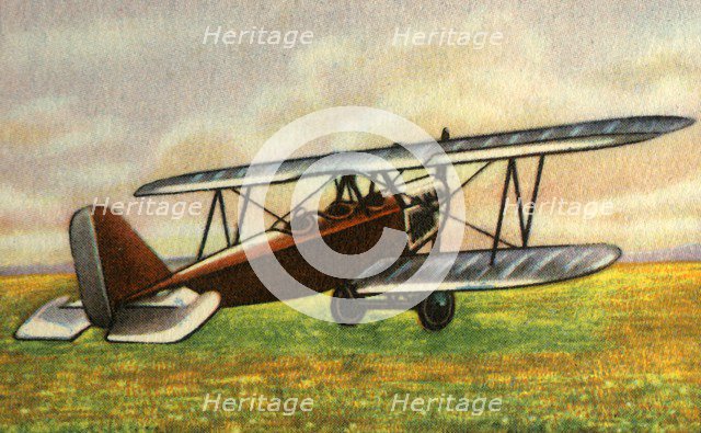 Heinkel HD 29 biplane, 1920s, (1932).  Creator: Unknown.