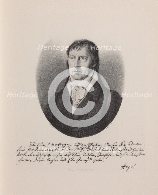 Georg Wilhelm Friedrich Hegel (1770-1831).