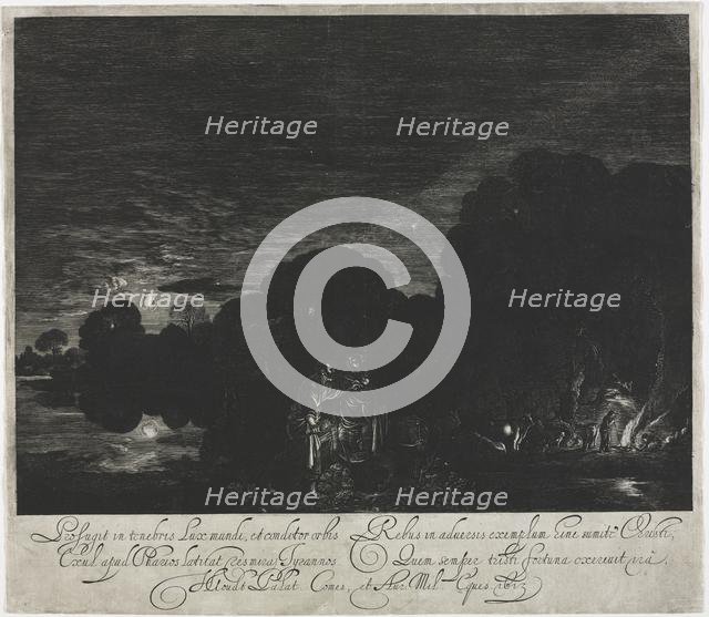 The Flight into Egypt. Creator: Hendrik Goudt (Dutch, 1585-1630).