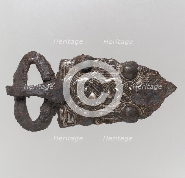 Belt Buckle, Frankish, 7th century. Creator: Unknown.