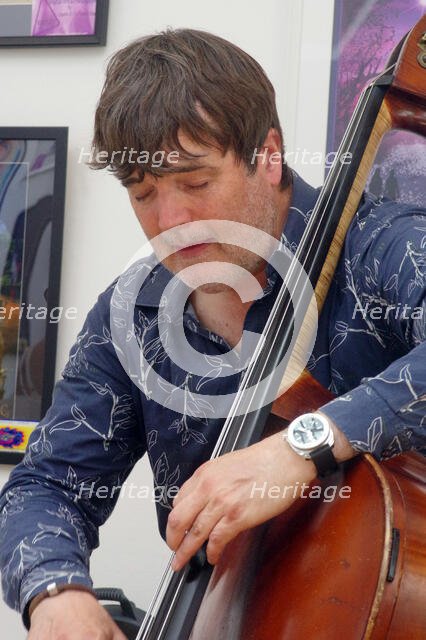 Andy Cleyndert, Jo Harrop and Friends, Clocktower Cafe Jazz Club, Croyden, London, 29 May 2025. Creator: Brian O'Connor.